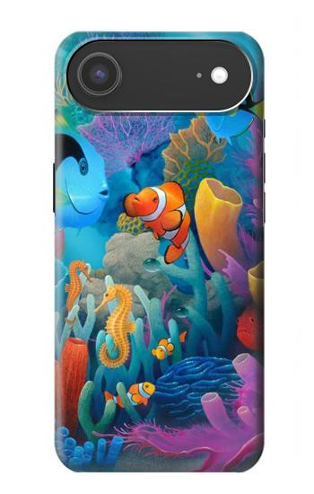 S3227 水中の世界の漫画 Underwater World Cartoon iPhone Air バックケース、フリップケース・カバー