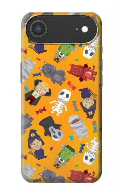S3275 かわいいハロウィーンの漫画のパターン Cute Halloween Cartoon Pattern iPhone Air バックケース、フリップケース・カバー