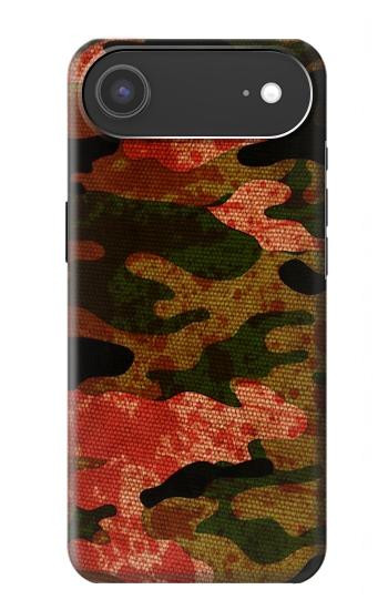 S3393 カモフラージュ 血液 Camouflage Blood Splatter iPhone Air バックケース、フリップケース・カバー