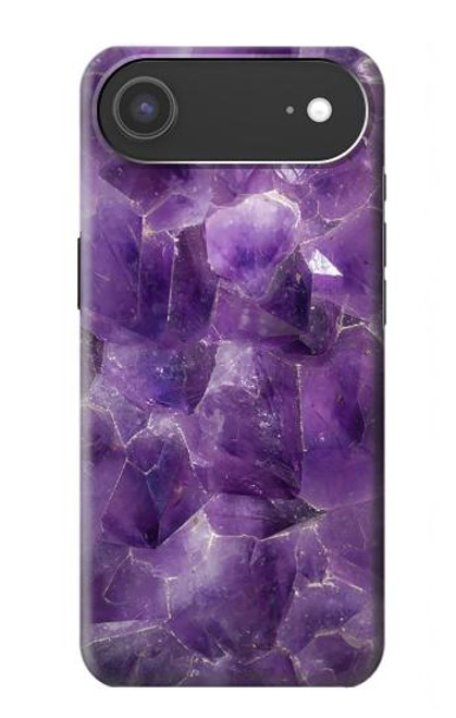 S3713 パープルクォーツアメジストグラフィックプリント Purple Quartz Amethyst Graphic Printed iPhone Air バックケース、フリップケース・カバー S3713 パープルクォーツアメジストグラフィックプリント Purple Quartz Amethyst Graphic Printed iPhone Air バックケース、フリップケース・カバー
