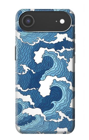 S3751 波のパターン Wave Pattern iPhone Air バックケース、フリップケース・カバー