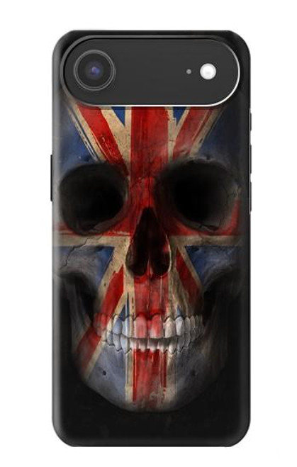 S3848 イギリスの旗の頭蓋骨 United Kingdom Flag Skull iPhone Air バックケース、フリップケース・カバー S3848 イギリスの旗の頭蓋骨 United Kingdom Flag Skull iPhone Air バックケース、フリップケース・カバー