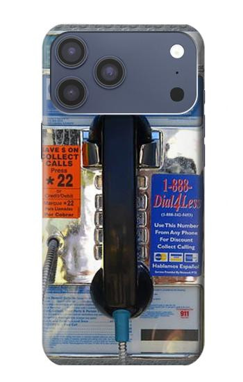 S0087 公衆電話 Payphone iPhone 17 Pro Max, 18 Pro Max バックケース、フリップケース・カバー