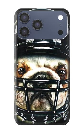 S0098 ブルドッグアメリカンフットボール Bulldog American Football iPhone 17 Pro Max, 18 Pro Max バックケース、フリップケース・カバー