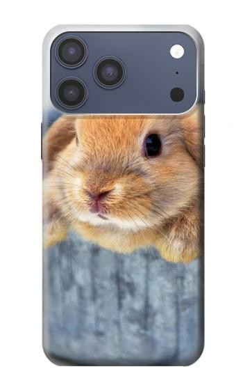 S0242 可愛いウサギ Cute Rabbit iPhone 17 Pro Max, 18 Pro Max バックケース、フリップケース・カバー