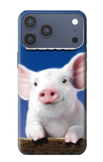 S0608 私はベーコンが大好き かわいい子ブタ I Love Bacon Cute Baby Pig iPhone 17 Pro Max, 18 Pro Max バックケース、フリップケース・カバー