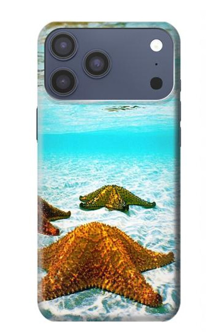 S1679 ヒトデ 海 浜 Starfish Sea Beach iPhone 17 Pro Max バックケース、フリップケース・カバー