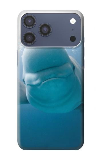 S1801 ベルーガ スマイルクジラ Beluga Whale Smile Whale iPhone 17 Pro Max, 18 Pro Max バックケース、フリップケース・カバー