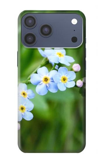 S1818 私を忘れないでください Forget Me Not iPhone 17 Pro Max, 18 Pro Max バックケース、フリップケース・カバー