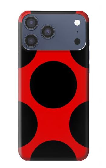 S1829 天道虫 ドット柄 Ladybugs Dot Pattern iPhone 17 Pro Max, 18 Pro Max バックケース、フリップケース・カバー