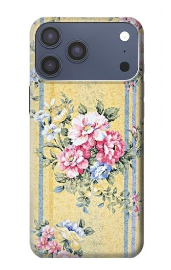S2229 ビンテージの花 Vintage Flowers iPhone 17 Pro Max, 18 Pro Max バックケース、フリップケース・カバー