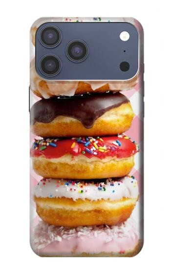S2431 ファンシー甘いドーナツ Fancy Sweet Donuts iPhone 17 Pro Max, 18 Pro Max バックケース、フリップケース・カバー