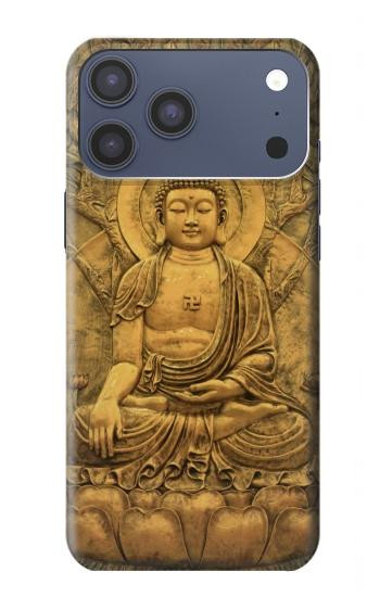 S2452 仏グラフィックプリント Buddha Bas Relief Art Graphic Printed iPhone 17 Pro Max, 18 Pro Max バックケース、フリップケース・カバー