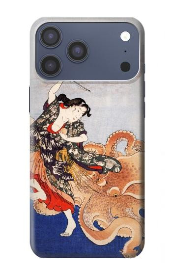 S2496 日本美術歌 歌川国芳 玉取り Japan Art Utagawa Kuniyoshi Tamatori iPhone 17 Pro Max, 18 Pro Max バックケース、フリップケース・カバー
