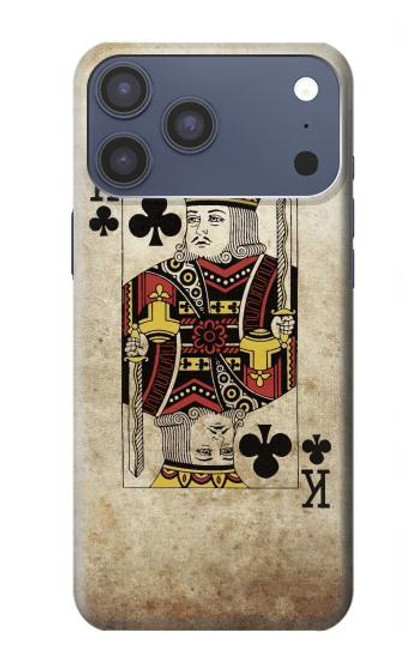 S2528 ポーカーキングカード Poker King Card iPhone 17 Pro Max バックケース、フリップケース・カバー