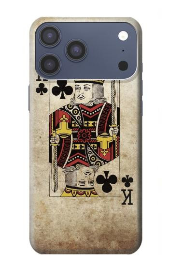 S2528 ポーカーキングカード Poker King Card iPhone 17 Pro Max, 18 Pro Max バックケース、フリップケース・カバー