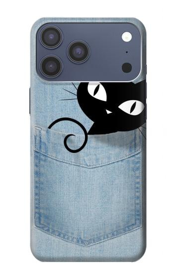 S2641 ポケット黒猫 Pocket Black Cat iPhone 17 Pro Max バックケース、フリップケース・カバー