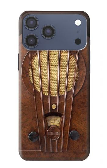 S2655 ヴィンテージベークライトデコラジオ Vintage Bakelite Deco Radio iPhone 17 Pro Max, 18 Pro Max バックケース、フリップケース・カバー
