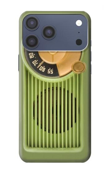 S2656 ヴィンテージベークライトデコラジオ Vintage Bakelite Radio Green iPhone 17 Pro Max バックケース、フリップケース・カバー