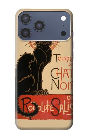 S2739 チャットノワール 黒猫 ヴィンテージ Chat Noir Black Cat Vintage iPhone 17 Pro Max, 18 Pro Max バックケース、フリップケース・カバー