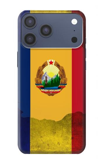 S3021 ルーマニアの旗 Romania Flag iPhone 17 Pro Max, 18 Pro Max バックケース、フリップケース・カバー