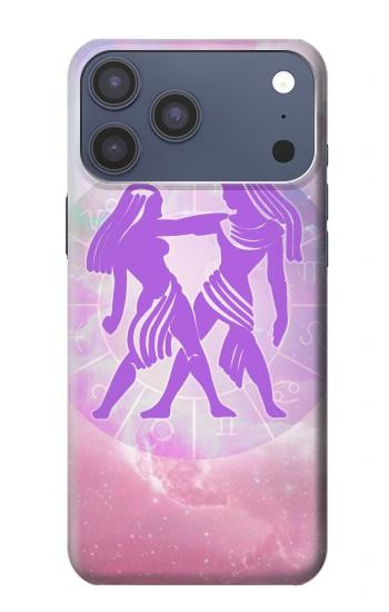 S3259 ゾディアックジェミニ Zodiac Gemini iPhone 17 Pro Max, 18 Pro Max バックケース、フリップケース・カバー