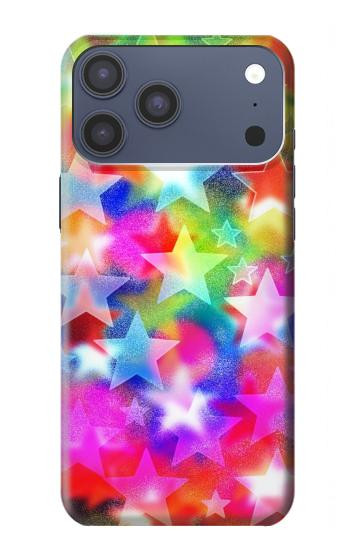 S3292 カラフルディスコスター Colourful Disco Star iPhone 17 Pro Max バックケース、フリップケース・カバー