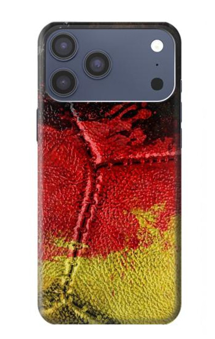 S3303 ドイツの旗ビンテージフットボールのグラフィック Germany Flag Vintage Football Graphic iPhone 17 Pro Max バックケース、フリップケース・カバー