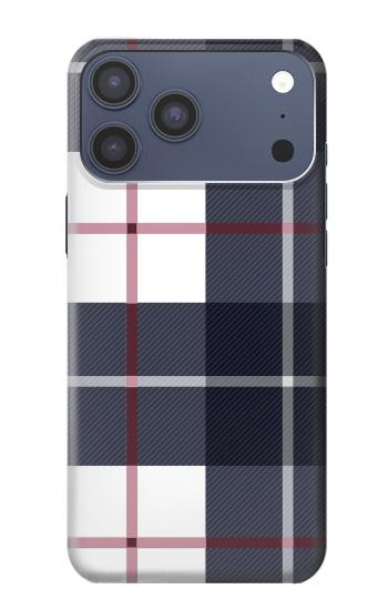 S3452 チェック柄 Plaid Fabric Pattern iPhone 17 Pro Max バックケース、フリップケース・カバー
