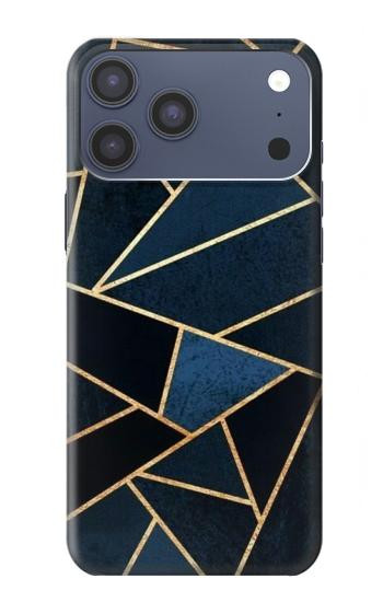 S3479 ネイビーブルーグラフィックアート Navy Blue Graphic Art iPhone 17 Pro Max, 18 Pro Max バックケース、フリップケース・カバー