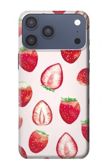 S3481 イチゴ Strawberry iPhone 17 Pro Max バックケース、フリップケース・カバー