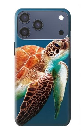 S3497 ウミガメ Green Sea Turtle iPhone 17 Pro Max, 18 Pro Max バックケース、フリップケース・カバー