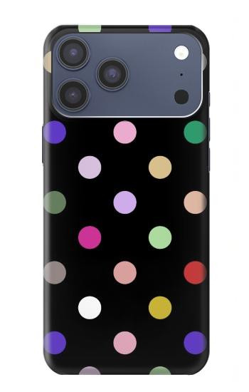 S3532 カラフルな水玉 Colorful Polka Dot iPhone 17 Pro Max バックケース、フリップケース・カバー