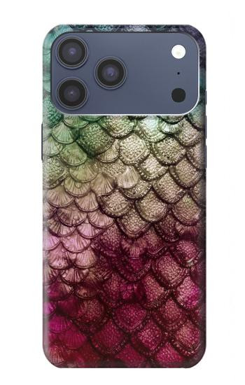 S3539 人魚の鱗 Mermaid Fish Scale iPhone 17 Pro Max, 18 Pro Max バックケース、フリップケース・カバー