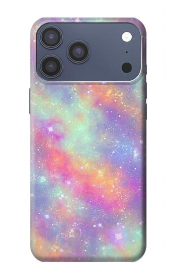 S3706 パステルレインボーギャラクシーピンクスカイ Pastel Rainbow Galaxy Pink Sky iPhone 17 Pro Max, 18 Pro Max バックケース、フリップケース・カバー