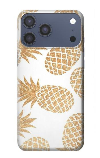S3718 シームレスパイナップル Seamless Pineapple iPhone 17 Pro Max, 18 Pro Max バックケース、フリップケース・カバー