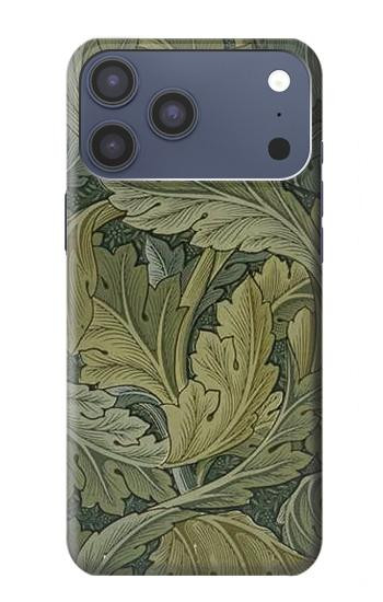 S3790 ウィリアムモリスアカンサスの葉 William Morris Acanthus Leaves iPhone 17 Pro Max バックケース、フリップケース・カバー