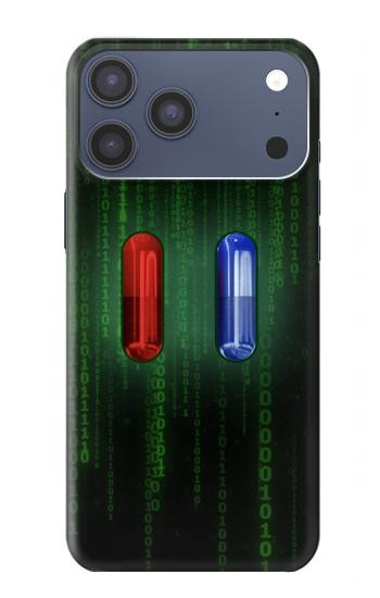 S3816 赤い丸薬青い丸薬カプセル Red Pill Blue Pill Capsule iPhone 17 Pro Max, 18 Pro Max バックケース、フリップケース・カバー