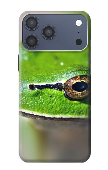 S3845 緑のカエル Green frog iPhone 17 Pro Max, 18 Pro Max バックケース、フリップケース・カバー