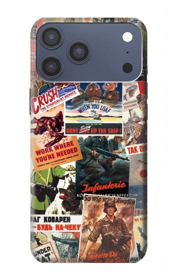 S3905 ビンテージ アーミー ポスター Vintage Army Poster iPhone 17 Pro Max, 18 Pro Max バックケース、フリップケース・カバー