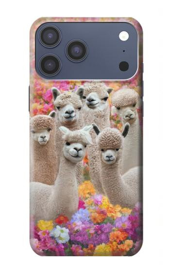 S3916 アルパカファミリー ベビーアルパカ Alpaca Family Baby Alpaca iPhone 17 Pro Max, 18 Pro Max バックケース、フリップケース・カバー