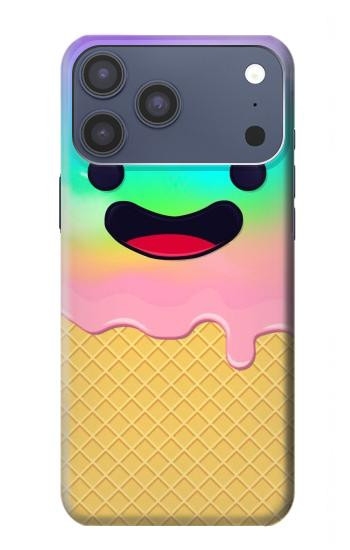 S3939 アイスクリーム キュートな笑顔 Ice Cream Cute Smile iPhone 17 Pro Max, 18 Pro Max バックケース、フリップケース・カバー