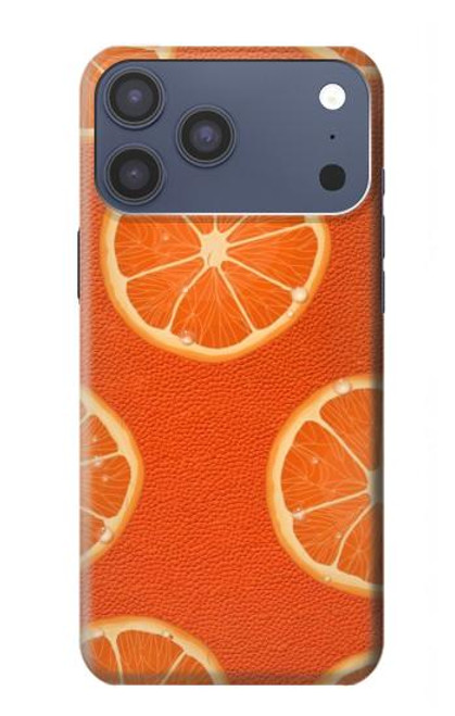 S3946 オレンジのシームレスなパターン Seamless Orange Pattern iPhone 17 Pro Max バックケース、フリップケース・カバー