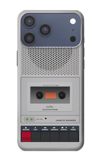 S3953 ビンテージ カセット プレーヤーのグラフィック Vintage Cassette Player Graphic iPhone 17 Pro Max バックケース、フリップケース・カバー