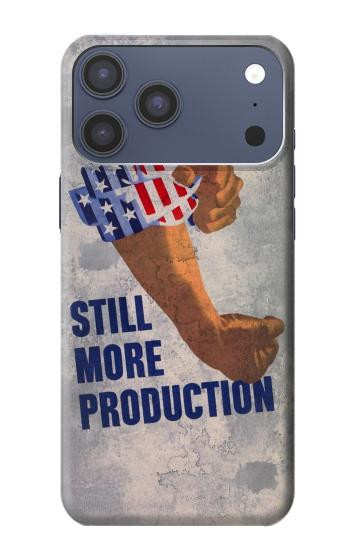 S3963 さらなる生産 ヴィンテージポストカード Still More Production Vintage Postcard iPhone 17 Pro Max, 18 Pro Max バックケース、フリップケース・カバー