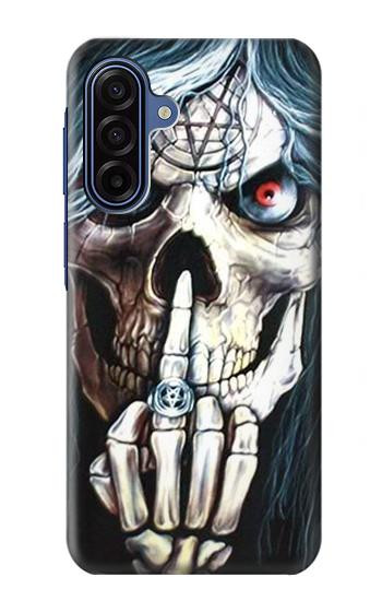 S0222 スカルペンタグラム 五芒星 Skull Pentagram Samsung Galaxy A17, A18 バックケース、フリップケース・カバー
