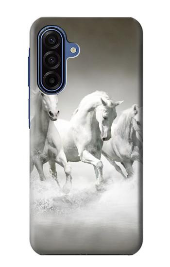 S0933 白馬 White Horses Samsung Galaxy A17 バックケース、フリップケース・カバー