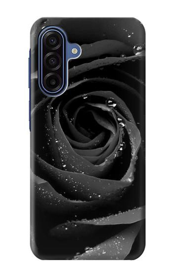 S1598 黒バラ Black Rose Samsung Galaxy A17, A18 バックケース、フリップケース・カバー