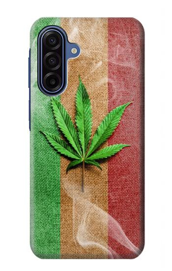 S2109 マリファナラスタ旗 Smoke Reggae Rasta Flag Samsung Galaxy A17, A18 バックケース、フリップケース・カバー