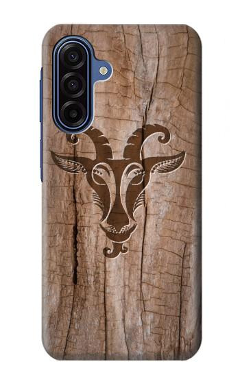 S2183 ヤギ 木材 グラフィックプリント Goat Wood Graphic Printed Samsung Galaxy A17 バックケース、フリップケース・カバー